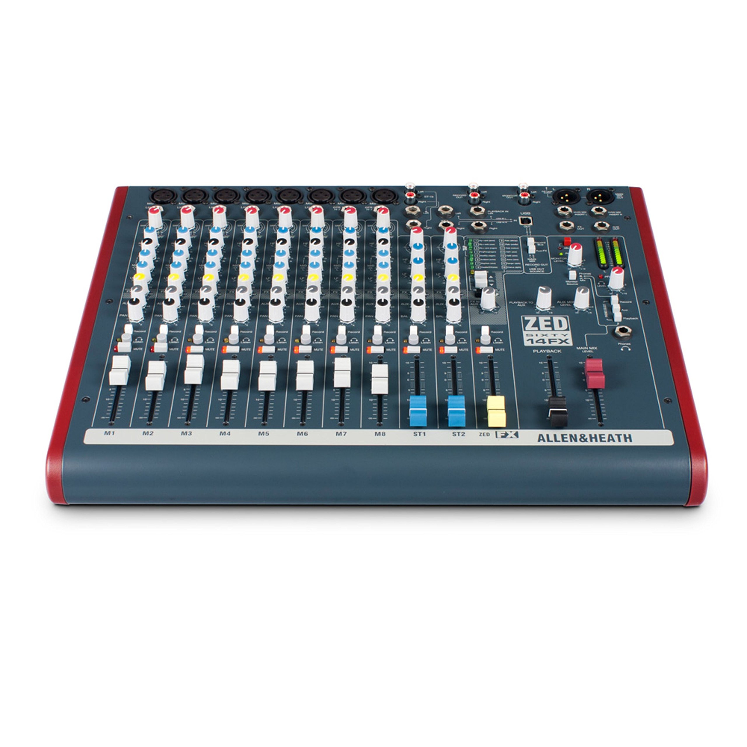Allen & Heath ZED60-14FX Compact Live and Studio Mixer with